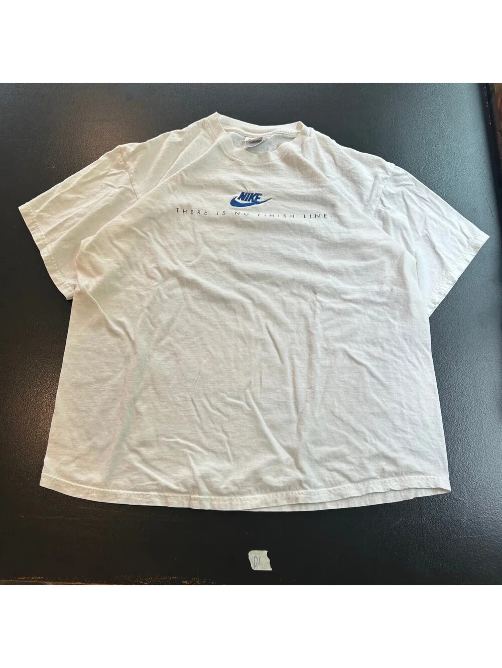 Nike White 'There Is No Finish Line' Graphic T-Shirt Large